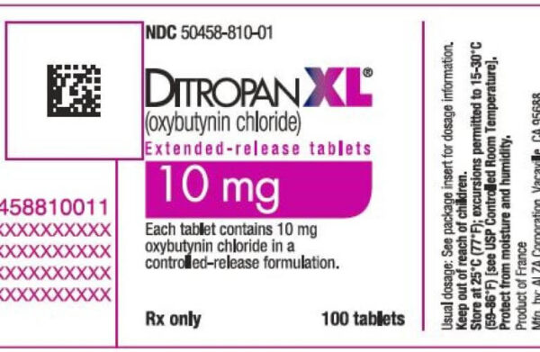 Buy Ditropan XL (Oxybutynin) 10mg Tablets x 1